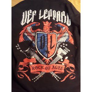 Def Leppard Rock of Ages Men's Zipper Hoodie Jacket S Black